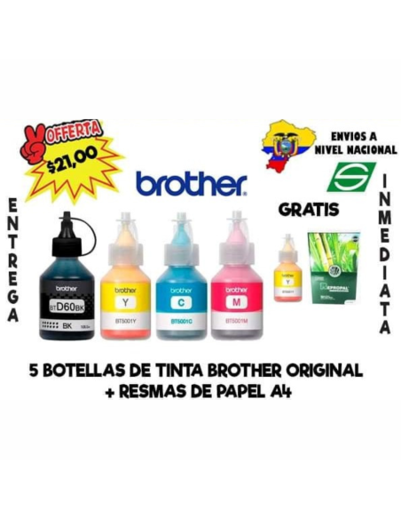 COMBO DE TINTAS FORMULADAS EPSON - HP - CANON - BROTHER