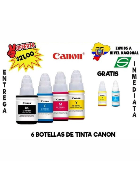 COMBO DE TINTAS FORMULADAS EPSON - HP - CANON - BROTHER