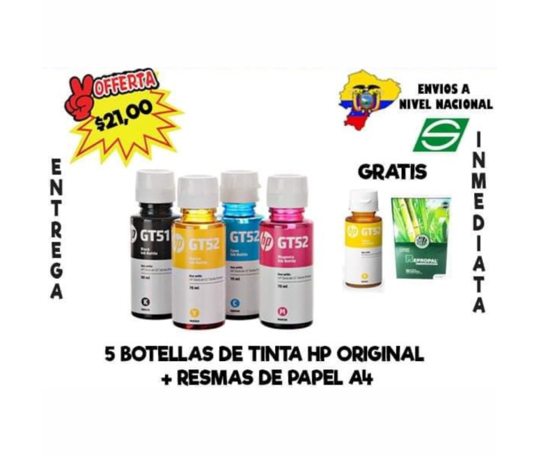 COMBO DE TINTAS FORMULADAS EPSON - HP...