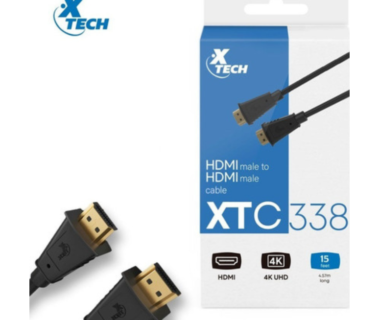 CABLE HDMI XTECH XTC 338 4.57 METROS 15 PIES