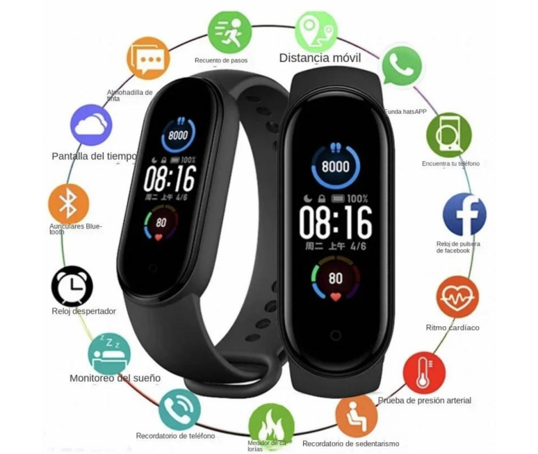 RELOJ INTELIGENTE DEPORTIVO PULSERA M7