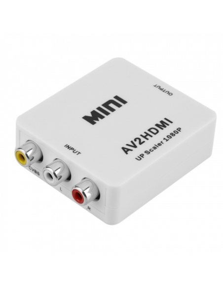 CONVERTIDOR DE AUDIO Y VIDEO RCA A HDMI
