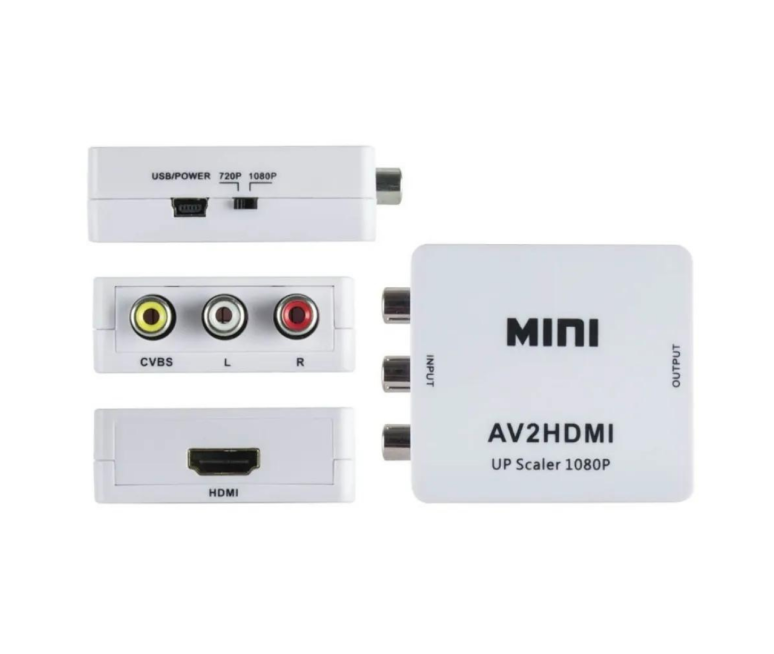 CONVERTIDOR DE AUDIO Y VIDEO RCA A HDMI