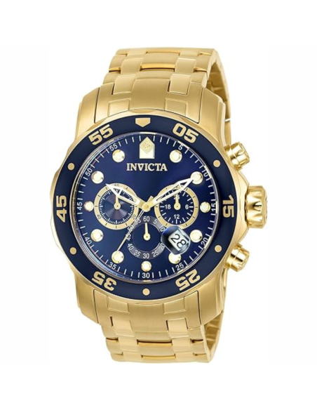 RELOJ PRO INVICTA DIVER 0073 48MM. ACERO INOXIDABLE CHAPADO EN ORO 18K.