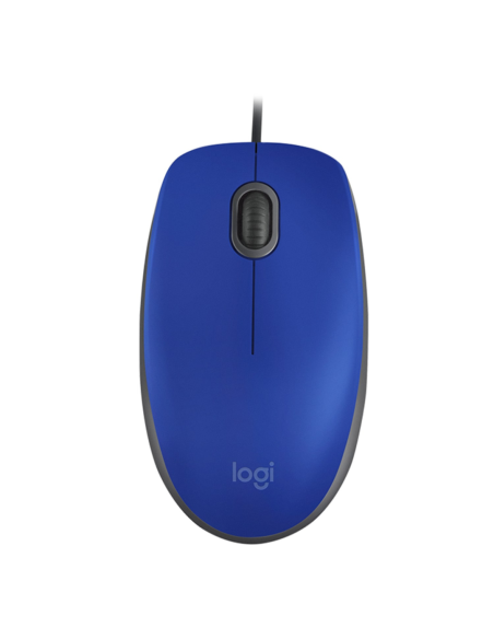 MOUSE ALAMBRICO LOGITECH M110 SILENT USB AZUL