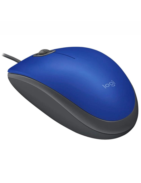 MOUSE ALAMBRICO LOGITECH M110 SILENT USB AZUL