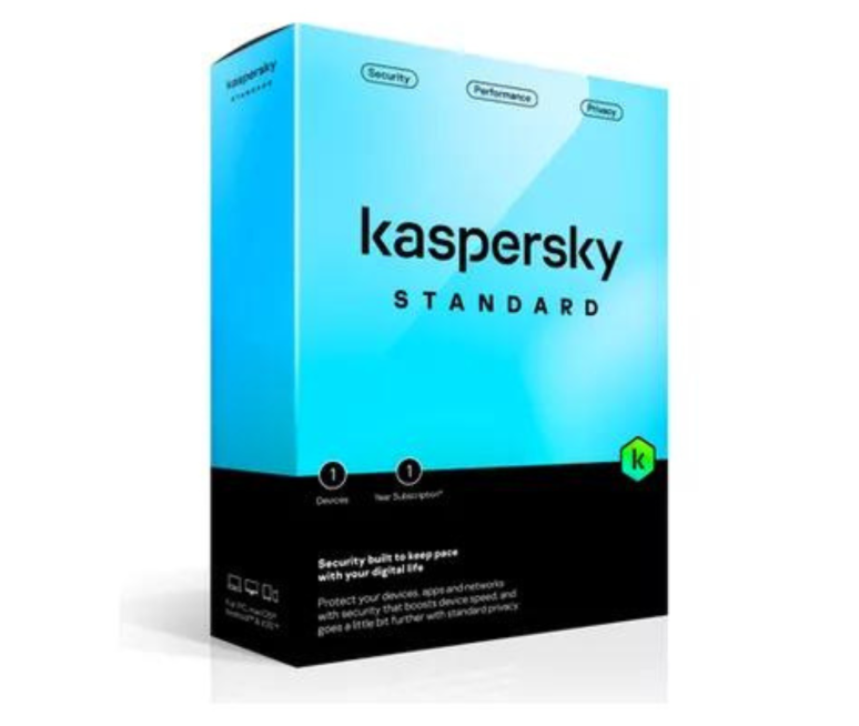 ANTIVIRUS KASPERSKY STANDAR – SEGURIDAD – RENDIMIENTO 1AÑO 1PC
