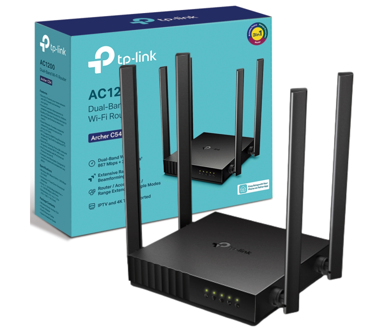 ROUTER INALAMBRICO DOBLE BANDA AC1200 ARCHER C50