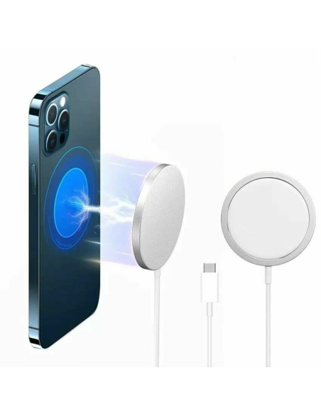 CARGADOR INALAMBRICO MAGNETICO REDONDO IPHONE