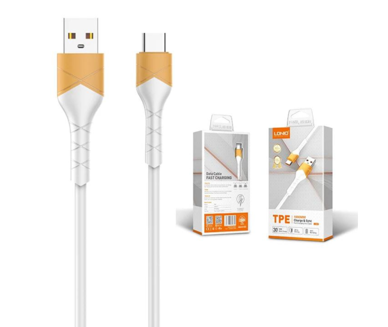 CABLE LDNIO LS801 30W CON CABLE MICRO USB - TIPO C