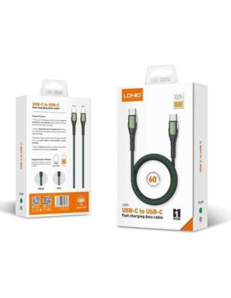 CABLE LDNIO LC101 1M 60W TIPO C A TIPO C