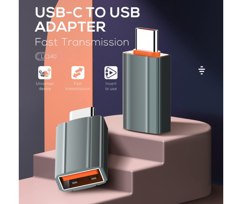 ADAPTADOR LDNIO LC140 TIPO C A USB