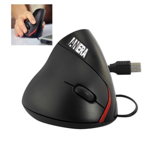 MOUSE ERGONOMICO NEGRO CON...