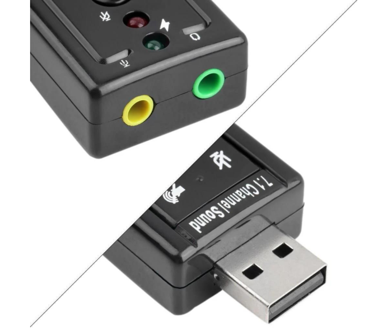 TARJETA DE AUDIO USB ADAPTADOR