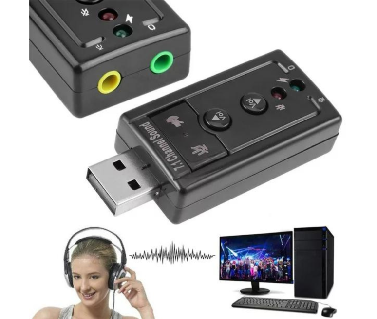 TARJETA DE AUDIO USB ADAPTADOR