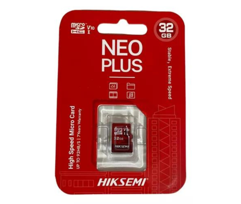 TARJETA DE MEMORIA SD HIKSEMI 32GB CLASE 10
