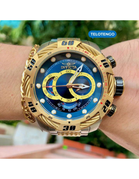RELOJ INVICTA SPEEDWAY 34160 ACERO DOS TONOS 50MM