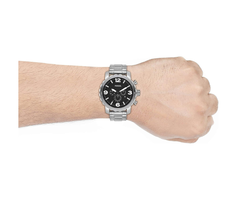 RELOJ FOSSIL NATE JR1353 CORREA ACERO...