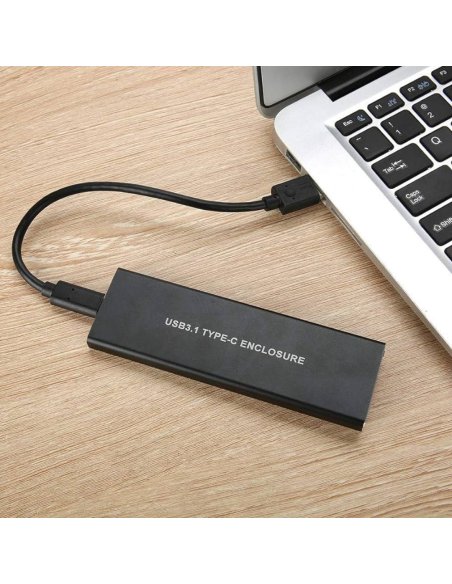 CASE ENCLOSURE M.2 SSD NVME NITRON DUAL TIPO C - USB 3.1