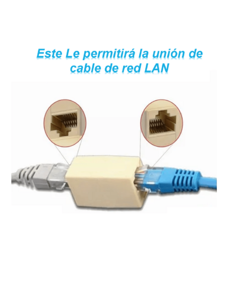 UNION 2 HEMBRAS RJ45