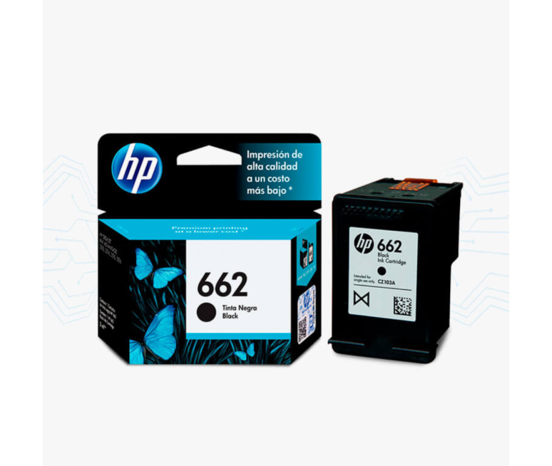 CARTUCHO HP 662 NEGRO...