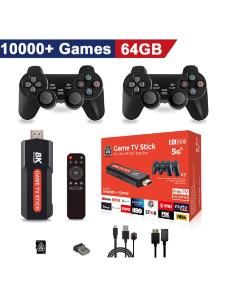 GAME TV STICK 8K ULTRA CON 2 PALANCAS