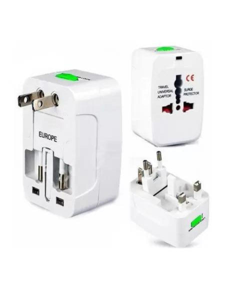 ADAPTADOR ENCHUFE 4 TIPOS