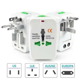 ADAPTADOR ENCHUFE 4 TIPOS