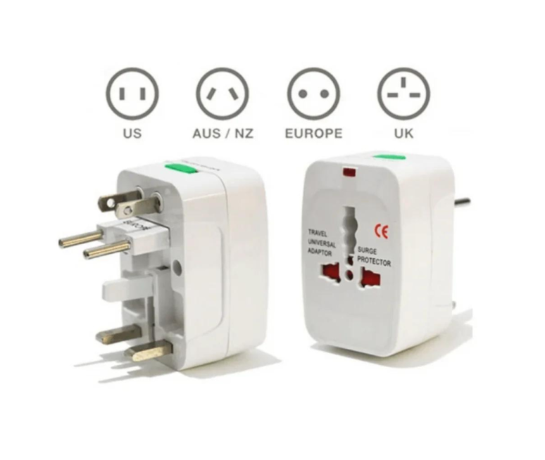 ADAPTADOR ENCHUFE 4 TIPOS