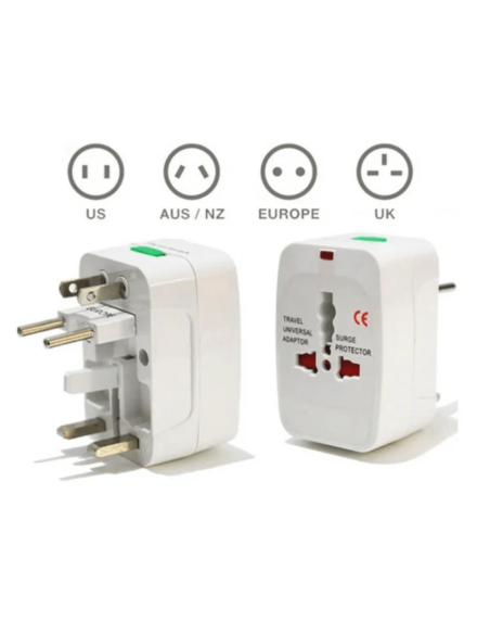 ADAPTADOR ENCHUFE 4 TIPOS