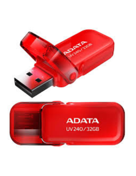 PENDRIVE FLASH MEMORY ADATA 32GB UV240 ROJO