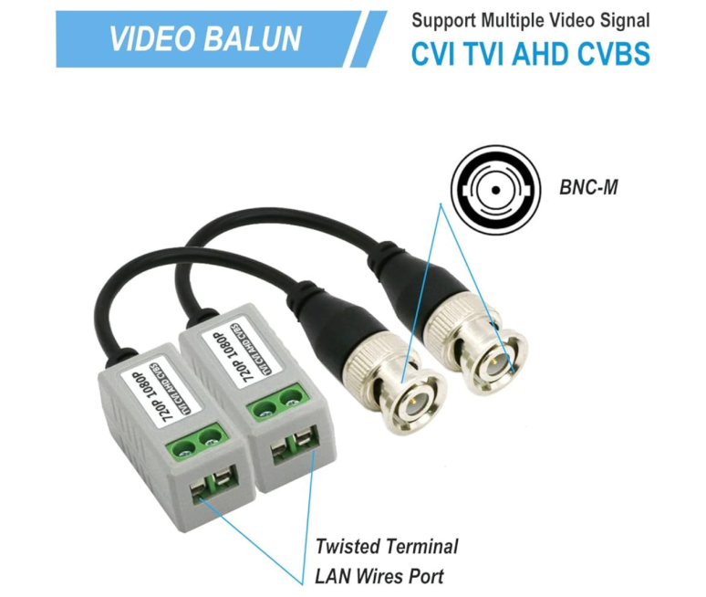 CONECTOR BALUN 2 EN 1 DE 1 CANAL PARA...