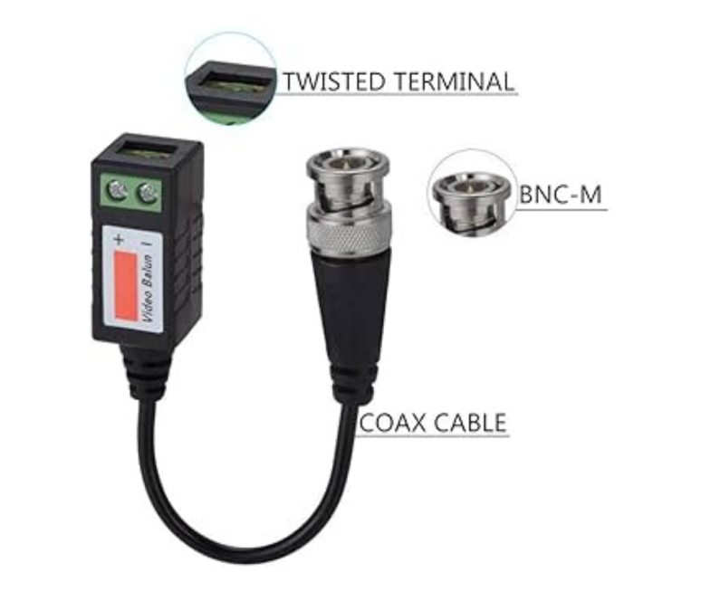 CONECTOR BALUN 2 EN 1 DE 1 CANAL PARA...