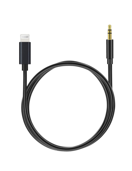 CABLE IPHONE MACHO A AUXILIAR MACHO 3.5 AUX910