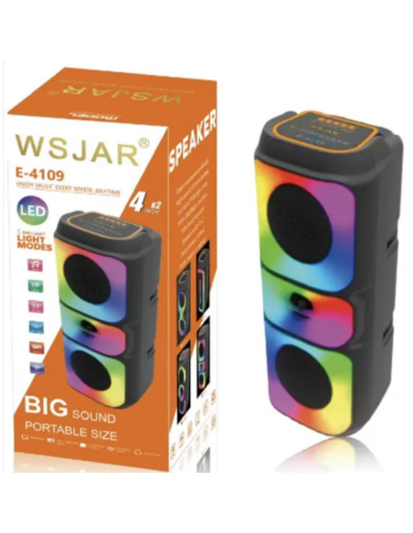 PARLANTE E-4109 - E-4107 4 PULGADAS X2 BLUETOOTH