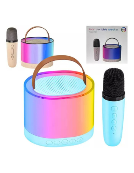 PARLANTE INALAMBRICO K52 + MICROFONO PORTATIL