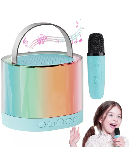 PARLANTE INALAMBRICO K52 + MICROFONO PORTATIL