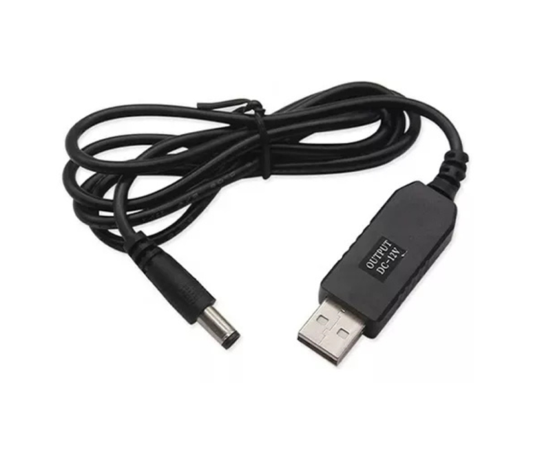 CABLE CONVERTIDOR PARA ROUTER DE 5V A 12V