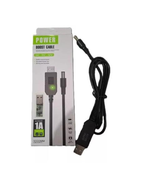 CABLE PARA ROUTER POWER BOOST 5V A 12V