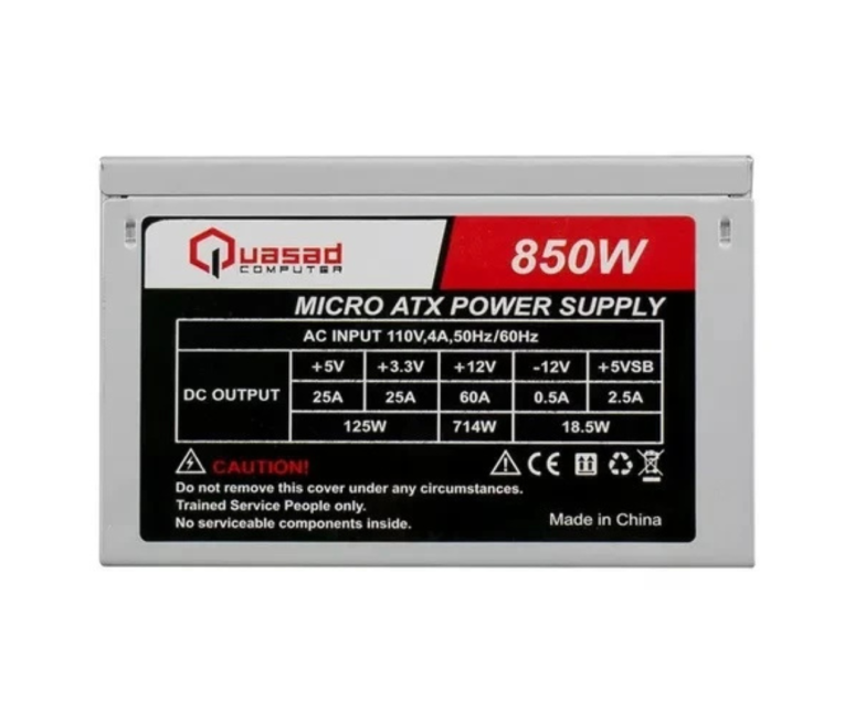 FUENTE DE PODER QUASAD ATX-850W 24-4...