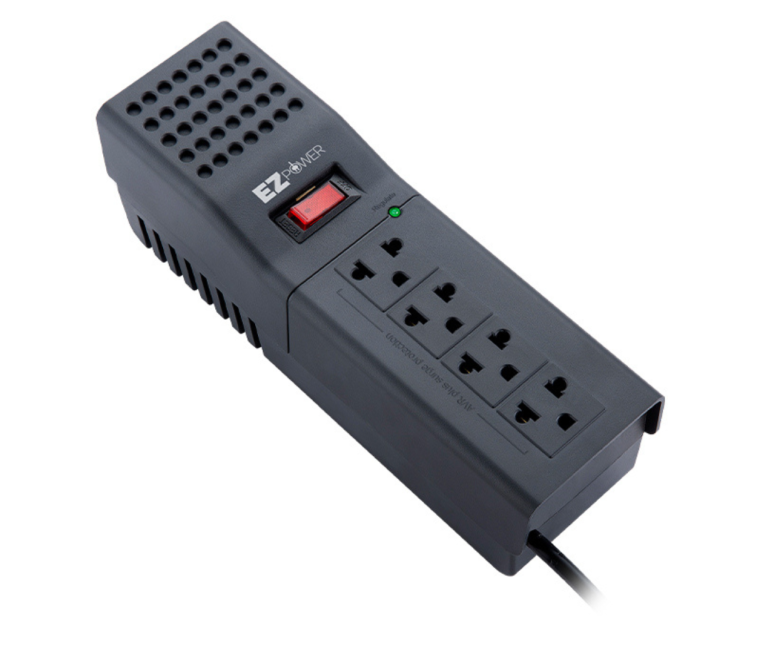 REGULADOR DE VOLTAJE EZ POWER 1000VA/500W 4 TOMAS 120V