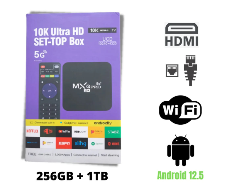 MI TV BOX  10K ULTRA HD 2 PRESENTACIONES