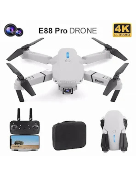 DRONE E88 PRO CON CAMARA Y WIFI