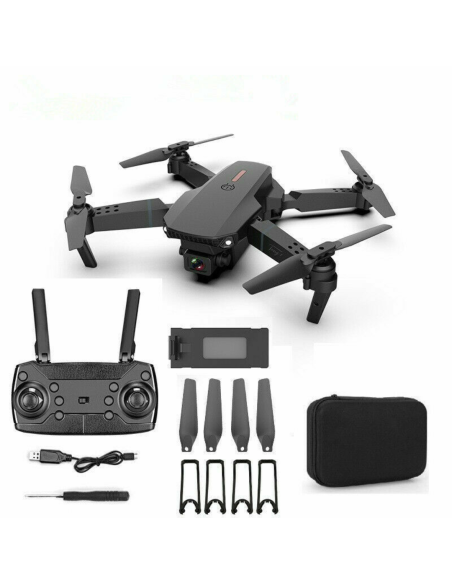DRONE E88 PRO CON CAMARA Y WIFI