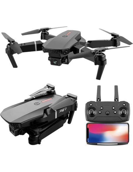DRONE E88 PRO CON CAMARA Y WIFI