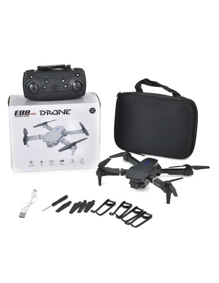 DRONE E88 PRO CON CAMARA Y WIFI
