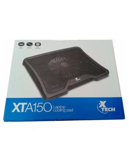 BASE DE ENFRIAMIENTO PARA LAPTOP XTECH COOLER USB HASTA 14" XTA150