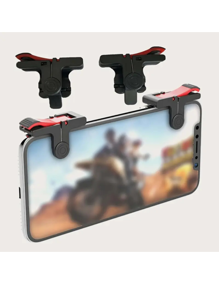 JUEGO DE DISPARADORES PARA JUEGOS MOVILES Y DEDALES ALTA SENSIBILIDAD DE MATERIAL ABS
