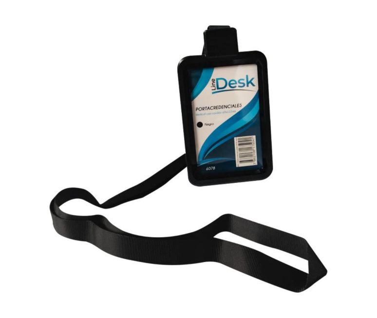 PORTACREDENCIAL VERTICAL NEGRO...