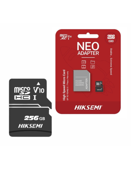 TARJETA DE MEMORIA MICRO SD HIKSEMI CLASE 10 256GB